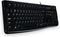 Logitech K120 - USB Toetsenbord - Morsbestendig - Qwerty Oekraïens - Zwart