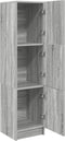 vidaXL - Hoge - kast - Grijs - Sonoma - 31,5x32x124 - cm - Geengineerd - hout