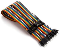 Whadda Draadbrug 40-Polig 30 Cm Mannelijk Naar Vrouwelijk (Platte Kabel)