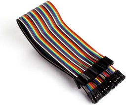 Whadda Draadbrug 40-Polig 30 Cm Vrouwelijk Naar Vrouwelijk (Platte Kabel)