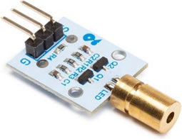 Whadda Lasermodule Rood 18,5 Mm X 15 Mm Staal Goud/blauw