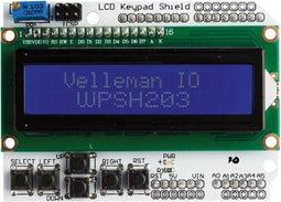 Whadda Lcd0-shield + Toetsenbord Lcd1602 Zilver/zwart