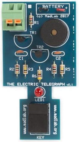 Whadda Madlab Electronic Kit, elektrische telegraaf, leer morsecode, educatief en leuk