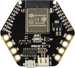 Whadda Ontwikkelbord Esp32 Wearable 56 X 50 X 7,5 Mm Zwart
