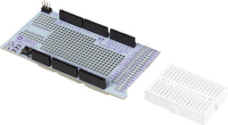 Whadda Protoshield voor Arduino® Mega, prototyping mini breadboard, resetknop, led