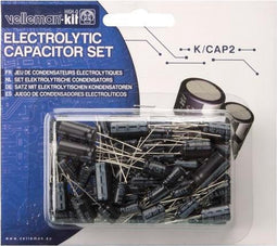 Whadda Set elektrolytische condensatoren - 120 st. - 1µf tot 1000µf