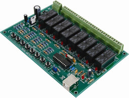 Whadda Soldeerkit, DIY, 8-kanaals USB relaiskaart