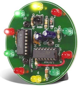 Whadda Soldeerkit, elektronisch rad, 10 leds