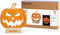 Whadda Soldeerkit, XL-printplaat, Halloweenpompoen, met houder, educatief en creatief STEM-bouwpakket