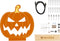 Whadda Soldeerkit, XL-printplaat, Halloweenpompoen, met houder, educatief en creatief STEM-bouwpakket