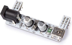 Whadda Voedingsmodule Voor Breadboard 2-kanalen 3,3/5v Staal