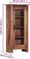 vidaXL - Hoge - kast - 50x30x110 - cm - massief - sheeshamhout