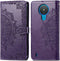 iMoshion Hoesje Geschikt voor Nokia 1.4 Hoesje Met Pasjeshouder - iMoshion Mandala Bookcase - Paars