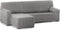 Hoes voor chaise longue met korte armleuning links Eysa ROC Lichtgrijs 120 x 120 x 360 cm