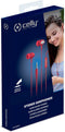 Celly UP500 - In-Ear Oordopjes - Handsfree bellen - Rood