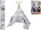 Pets Collection Tipi tent - voor katten/huisdieren - Canvas - 56 x 74 cm