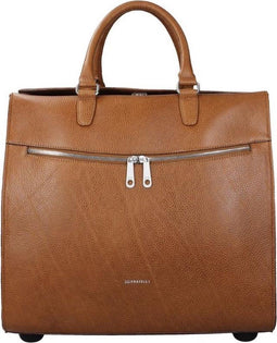 Gigi Fratelli Dames Leren Laptop Trolley 15 inch Romance Business ROM8012 Oranje