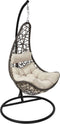 Feel Furniture - Wicker hangstoel - Halve maan, voor binnen en buiten