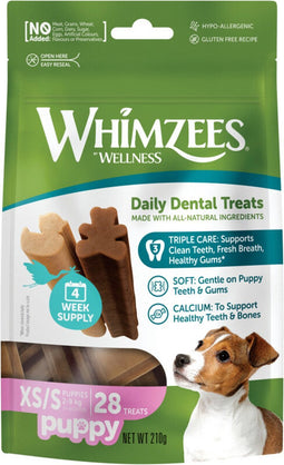 Whimzees Puppy XS/S - Kauwsnacks - Hond - 28st