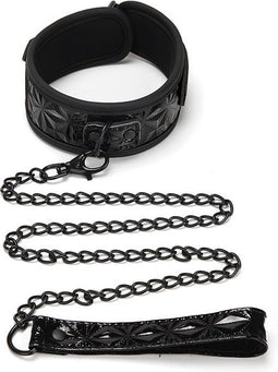 Whipsmart Choker/Halsband SMART DIAMOND COLLAR AND LEASH Zwart