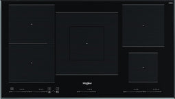 Whirlpool WT 1090 BA - Zwart - Inbouw inductiekookplaat - 90 cm - 5 kookzone(s)