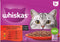 Whiskas 1+ Classic Selectie in Saus Maaltijdzakjes Multipack 12 x 85 gr