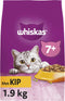 Whiskas 7+ Adult Katten Droogvoer Kip 1,9 kg
