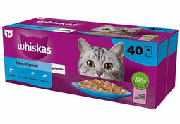 WHISKAS Fish Favourites in jelly - wet cat food - 40x85 g