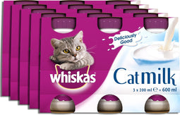 Whiskas Kattenmelk - Kattensnacks - 15 flesjes x 200ml