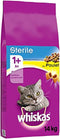 Whiskas Steriel Droogvoer Volwassen Kip 14kg Kattenvoer Veelkleurig 14kg