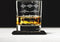 Whiskyglas Gegraveerd met Fort Bridges en leistenen onderzetter - Just Slate Company Scotland