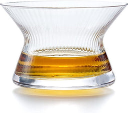 Whiskyglas Japanse stijl - Roterend glas - Kristal - 170 ml - Met onderzetter