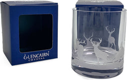 Whiskyglas Skyline Edelherten - Gegraveerd - Glencairn Crystal Scotland