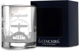 Whiskyglas Skyline Engeland - Gegraveerd - Glencairn Crystal Scotland