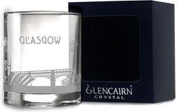 Whiskyglas Skyline Glasgow - Gegraveerd - Glencairn Crystal Scotland