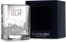 Whiskyglas Skyline Isle of Islay - Gegraveerd - Glencairn Crystal Scotland