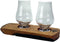 Whiskyglashouder van oude whiskyvaten met 2 Glencairn Whiskyglazen - Darach en Glencairn Crystal Scotland