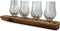 Whiskyglashouder van oude whiskyvaten met 4 Glencairn Cut Whiskyglazen - Darach en Glencairn Crystal Scotland