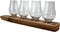 Whiskyglashouder van oude whiskyvaten met 4 Glencairn Whiskyglazen - Darach en Glencairn Crystal Scotland