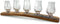 Whiskyglashouder van oude whiskyvaten met 5 Glencairn Cut Whiskyglazen - Darach en Glencairn Crystal Scotland