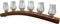 Whiskyglashouder van oude whiskyvaten met 6 Glencairn Cut Whiskyglazen - Darach en Glencairn Crystal Scotland