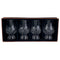 Whiskyglazen Cut 4 stuks - Geschenkverpakking - Loodkristal - Glencairn Crystal Scotland