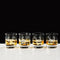 Whiskyglazen Gegraveerd met Edelhert 4 stuks - Just Slate Company Scotland