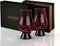 Whiskyglazen Rood 2 stuks - Blind Tasting - Geschenkverpakking - Glencairn Crystal Scotland