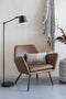 White Label Sierkussen Liv 50 X 30 Cm Polykatoen Wit/grijs