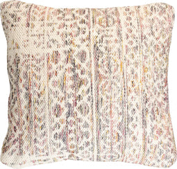 White Label Sierkussen Liv 50 X 50 Cm Polykatoen Wit/grijs
