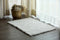 White Woven Sheepskin Rug