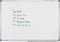 Whiteboard 60x90cm LegaMaster Economy Per Stuk