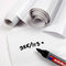 Whiteboard Folie, B: 45 cm, Wit, 2 M, 1 Rol
