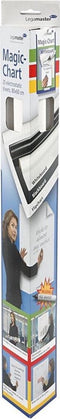 Whiteboard folie, b: 60 cm, l: 80 cm, 25 vellen, wit